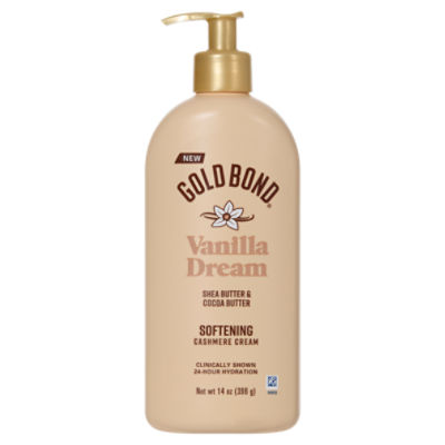 Gold Bond Vanilla Dream Softening Cashmere Cream, 14 oz, 14 Ounce