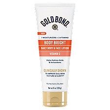 Gold Bond Body Bright Daily Body & Face Lotion, 8 oz