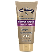Gold Bond Ultimate Radiance Renewal Cream Oil, Hydrating Cream, 5.5 Ounce