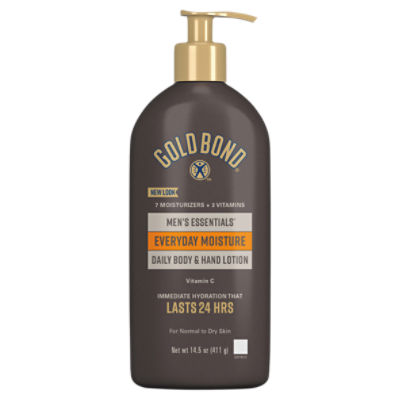 Gold Bond Men's Essentials Daily Body & Hand Lotion, 14.5 oz