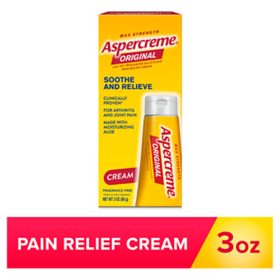 Aspercreme Original Pain Relief Cream, 3 Oz., 3 Ounce