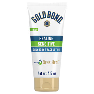 Gold Bond Healing Sensitive Daily Body & Face Lotion, 4.5 oz.