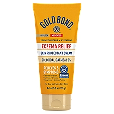 Gold Bond Medicated Eczema Relief Skin Protectant Cream, 5.5 oz, 5.5 Ounce
