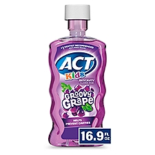 ACT Kids Anticavity Fluoride Rinse (16.9 Oz, Groovy Grape)