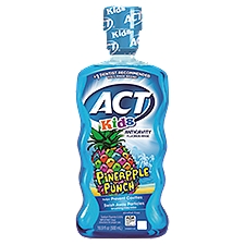 ACT Kids Anticavity Fluoride Rinse (16.9 Oz, Pineapple Punch), 16.9 Fluid ounce