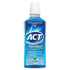 ACT Restoring Mouthwash, Cool Mint, 18 fl. oz.