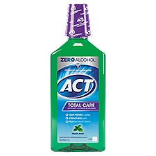 ACT Total Care Anticavity Fresh Mint, Fluoride Mouthwash, 33.8 Fluid ounce