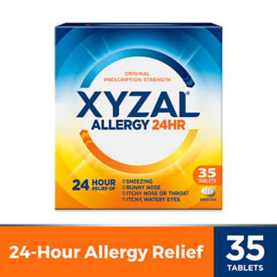 Xyzal Adult Allergy 24HR (35 Ct), Allergy Relief Tablets