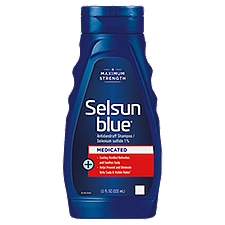 Selsun Blue Medicated Max Strength Dandruff Shampoo (11 Oz), 11 Fluid ounce
