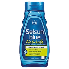 Selsun Blue Naturals Itchy Dry Scalp Dandruff Shampoo (11 Oz), 11 Fluid ounce