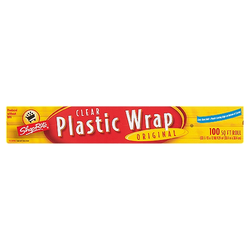 ShopRite 100 sq ft Roll Original Clear Plastic Wrap