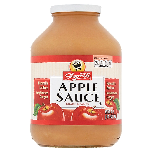 ShopRite Apple Sauce, 50 oz