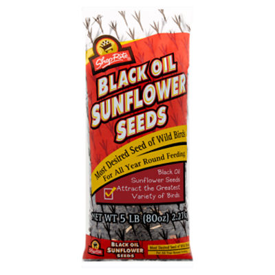 ShopRite Black Oil Sunflower Seeds, 5 lb