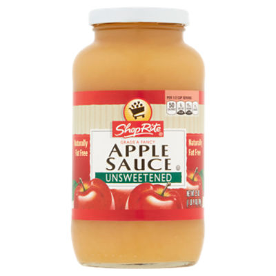 ShopRite Unsweetened Apple Sauce, 25 oz