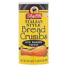 ShopRite Bread Crumbs - Italian Style with Romano Cheese, 24 Ounce