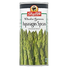 ShopRite Asparagus Spears, Whole Green, 15 Ounce
