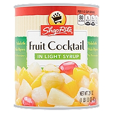 ShopRite Fruit Cocktail in Light Syrup, 29 Ounce