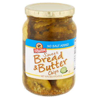 Shoprite No Salt Added Sweet Bread Butter Chips