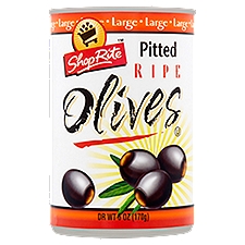 ShopRite Large Pitted Ripe Olives, 6 oz