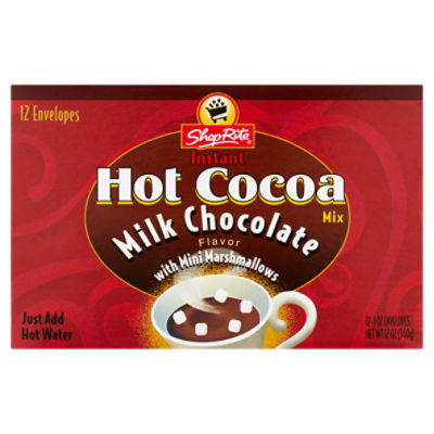 ShopRite Milk Chocolate Flavor with Mini Marshmallows, Instant Hot