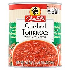 ShopRite Crushed Tomatoes With Tomato Puree, 28 Ounce