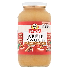 ShopRite Cinnamon, Apple Sauce, 25 Ounce