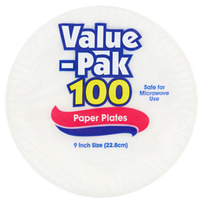 Hefty Compostable Printed Paper Plates, 10 Inch, 20 Count