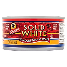 ShopRite Solid White Albacore in Water, Tuna, 12 Ounce