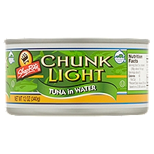 ShopRite Chunk Light in Water, Tuna, 12 Ounce