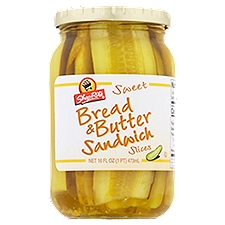 ShopRite Sweet Bread & Butter Sandwich Slices, 16 fl oz