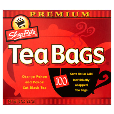 ShopRite Premium Orange Pekoe and Pekoe Cut , Black Tea Bags