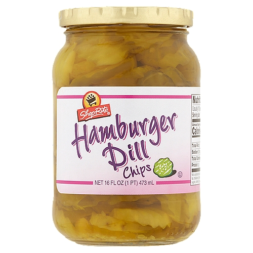 ShopRite Hamburger Dill Chips, 16 fl oz