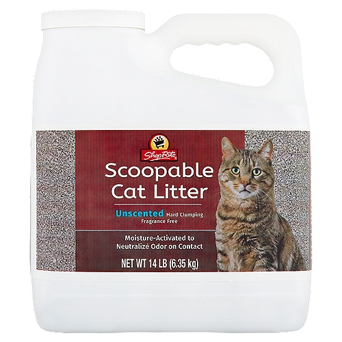 ShopRite Unscented Scoopable Cat Litter, 14 lb