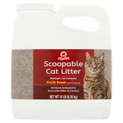 ShopRite Fresh Scent Hard Clumping Scoopable Cat Litter 14 lb