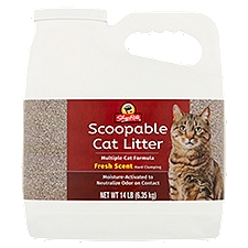 ShopRite Fresh Scent Hard Clumping Scoopable Cat Litter, 14 lb