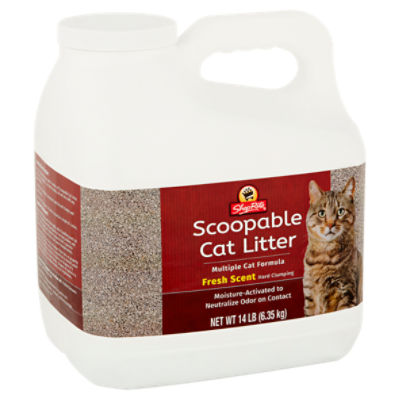 Hard clumping clearance litter