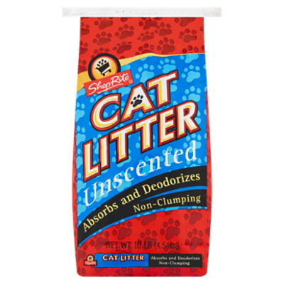 ShopRite Unscented Cat Litter, 10 lb, 10 Pound