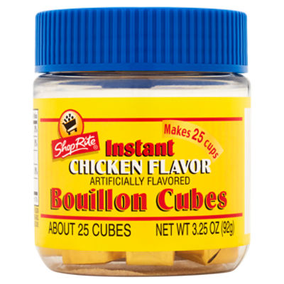 Shoprite Instant Chicken Flavor Bouillon Cubes 325 Oz