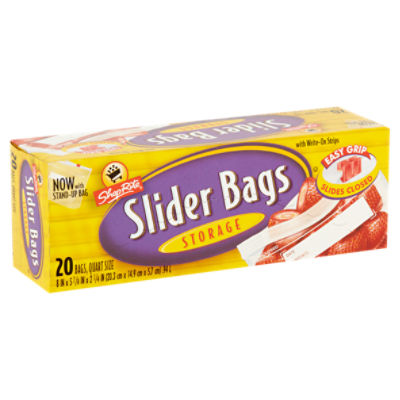 ShopRite Storage Slider Bags, 20 count