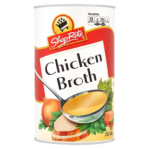 ShopRite Chicken Broth, 48 oz
Add flavor to your favorite recipes with ShopRite's Chicken Broth