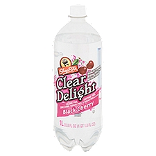 ShopRite Clear Delight Black Cherry Sparkling Flavored Beverage, 33.8 fl oz