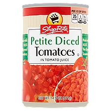 ShopRite Petite Diced Tomatoes, 14.5 Ounce