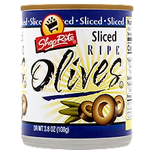ShopRite Sliced Ripe Olives, 3.8 oz