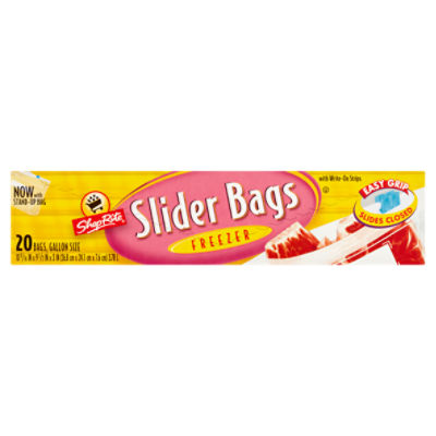 ShopRite Gallon Size, Freezer Slider Bags