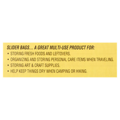 Kroger® Stand & Fill Quart Slider Storage Bag, 20 ct - Fry's Food Stores