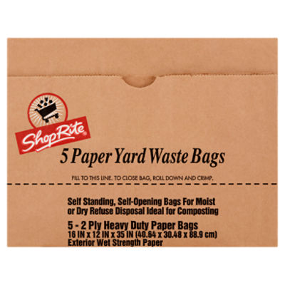 Paper Compost Bags Stock Photo - Download Image Now - Garbage