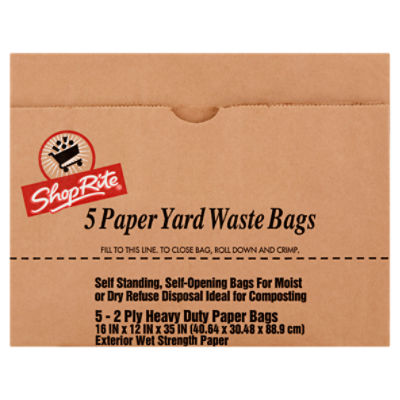 Paper Lawn Bag - 5 count