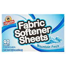 ShopRite Fabric Softener Sheets - Mountain Fresh Scent, 40 Each