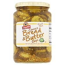 ShopRite Sweet Bread & Butter Chips Fresh Pack, 24 fl oz