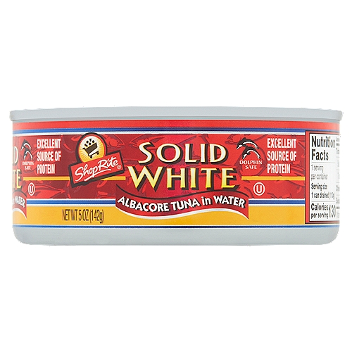 ShopRite Solid White Albacore Tuna in Water, 5 oz
